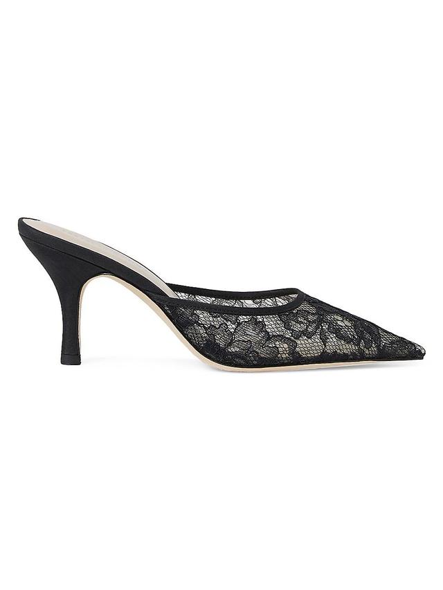 Womens Layla 80MM Lace Mules Product Image