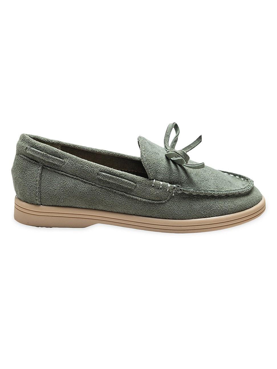 Mens Suede Moccasin Loafers Product Image