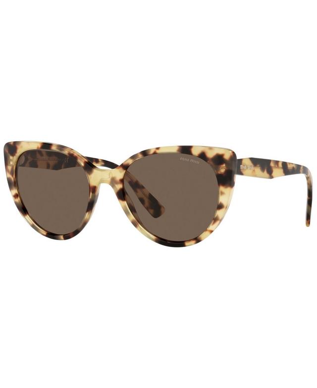 Miu Miu Womens Sunglasses, Mu 04XS - LIGHT HAVANA Product Image