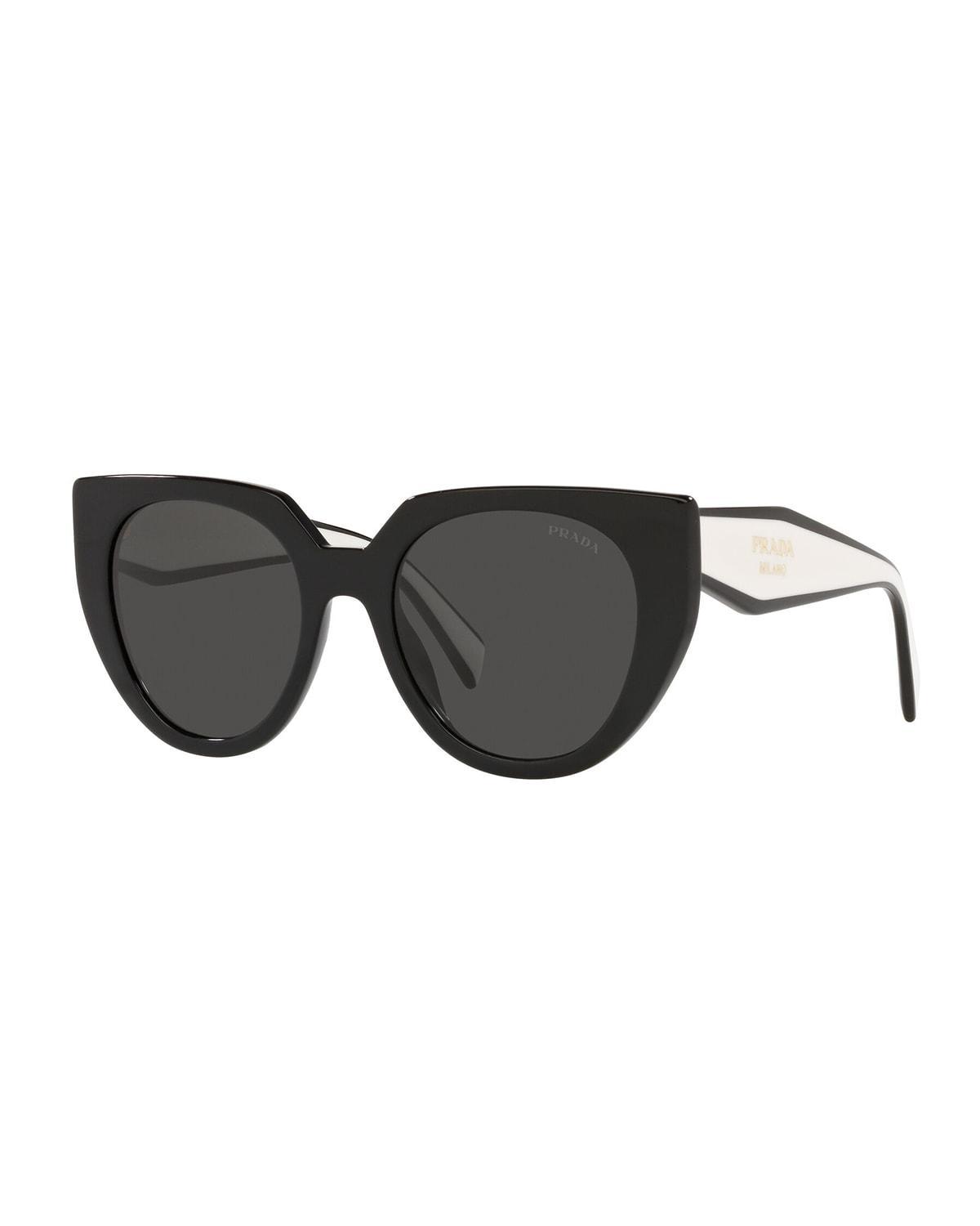 Prada Womens 14wsf 53mm Solid Cat Eye Sunglasses Product Image