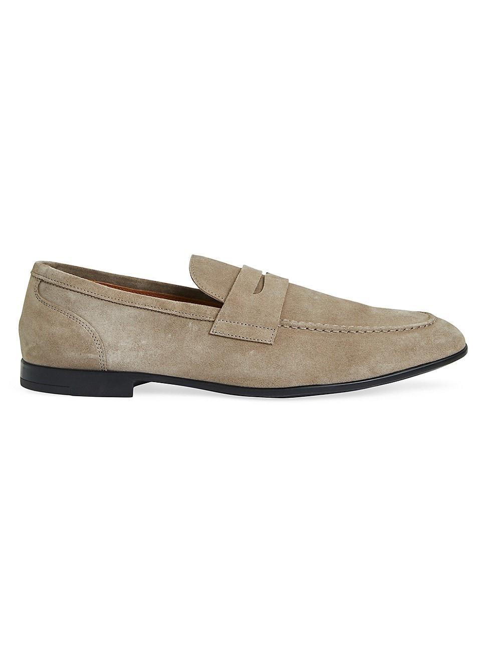 Men's Lastra Suede Penny Loafers Product Image