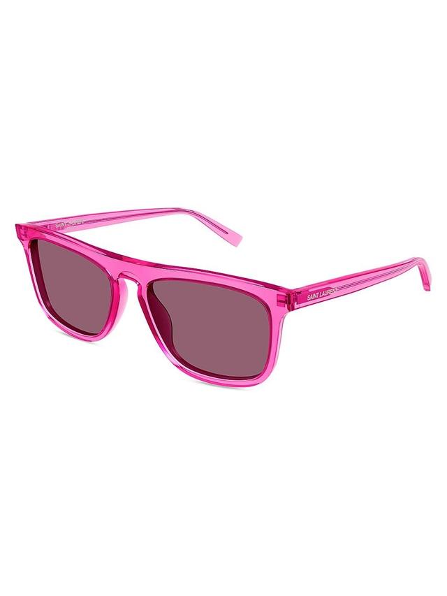 Mens Essential 56MM Acetate Pilot Sunglasses Product Image