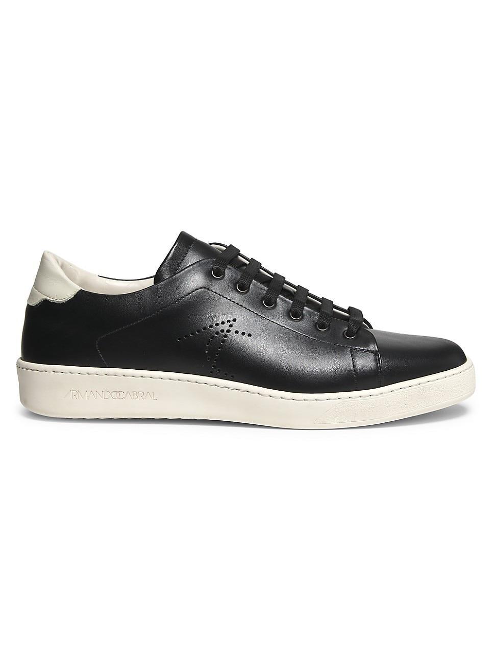 Mens Bamako Logo Leather Low-Top Sneakers Product Image