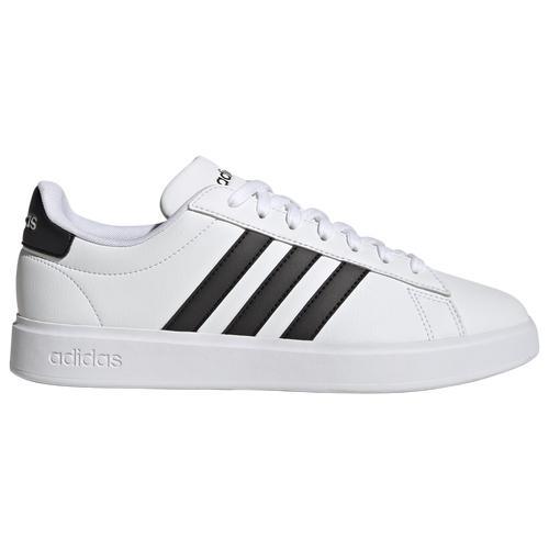 adidas Mens adidas Grand Court Cloudfoam Comfort - Mens Running Shoes Ftwr White/Core Black/Ftwr White Product Image