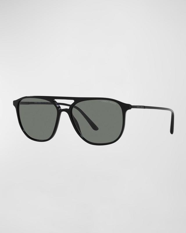 Armani Exchange 56mm Pilot Sunglasses Product Image