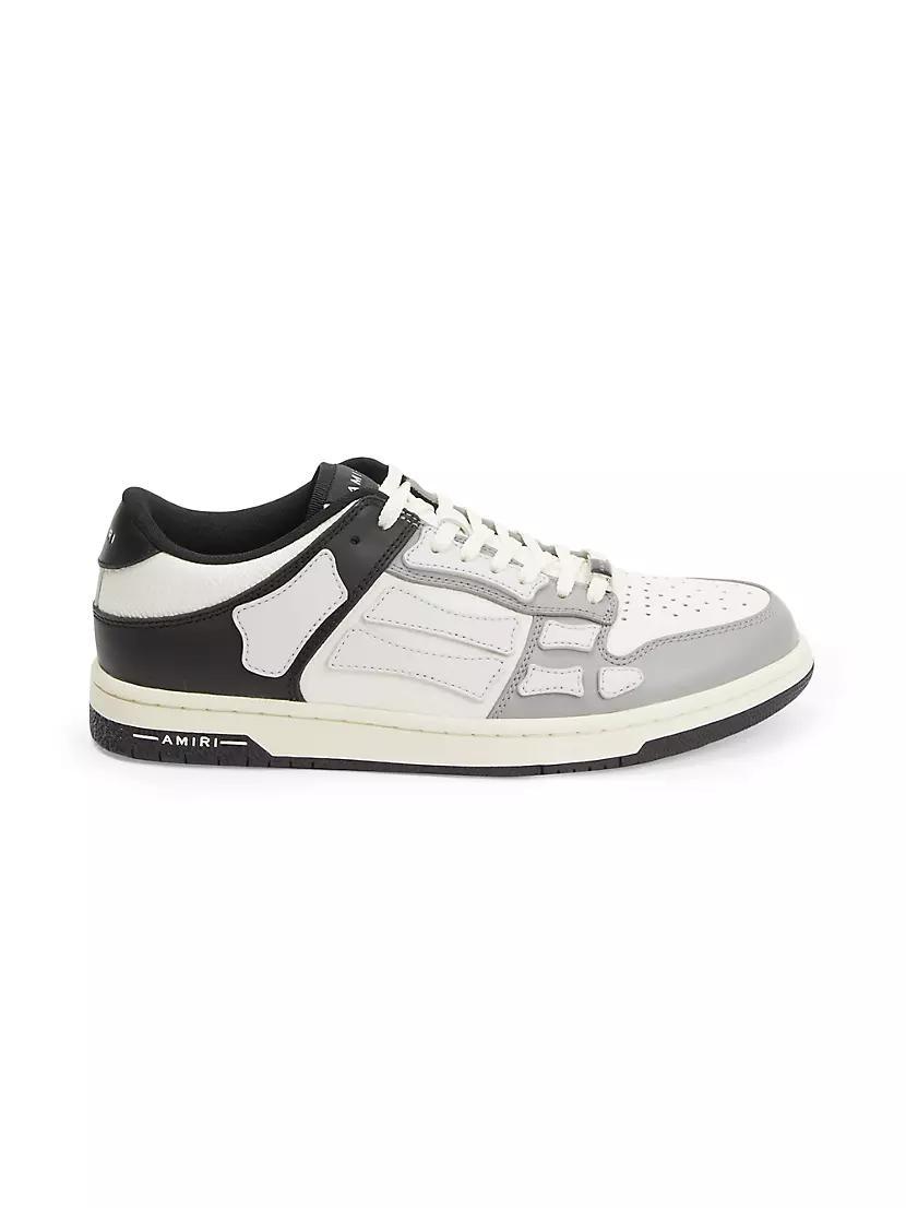 Mens Skel Two-Tone Leather Low-Top Sneakers Product Image