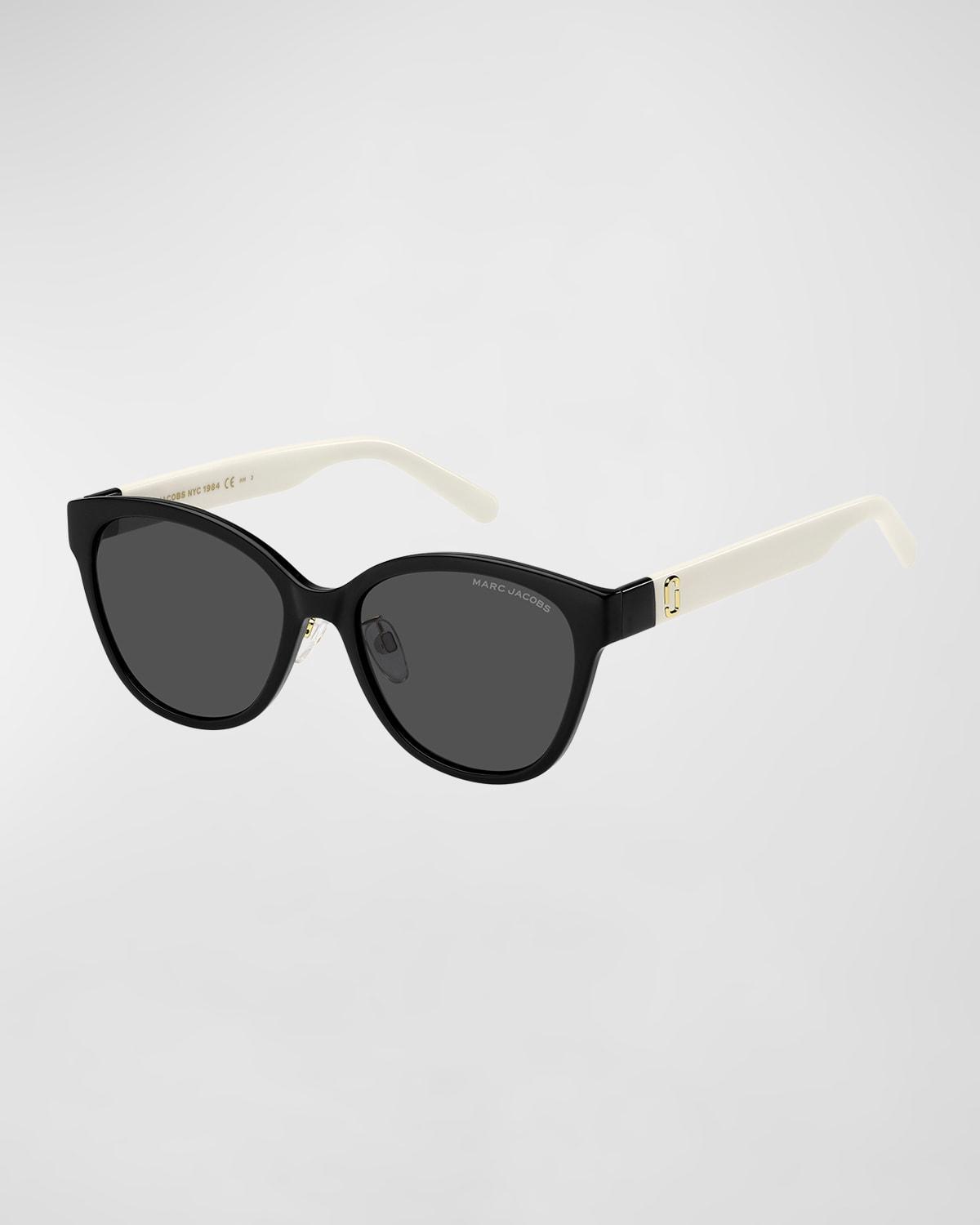 Womens 55MM Round Colorblocked Sunglasses Product Image