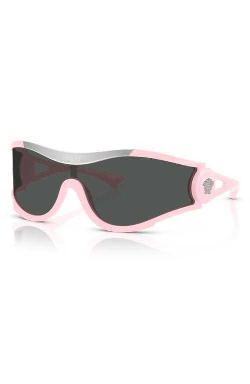 VERSACE 42mm Irregular Sunglasses In Pink Product Image