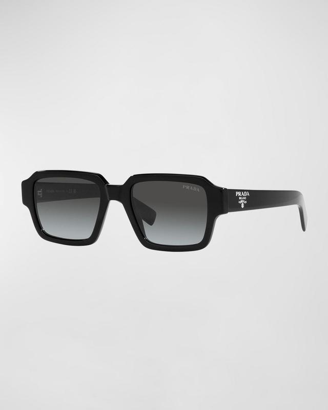 Mens Gradient Rectangle Sunglasses Product Image