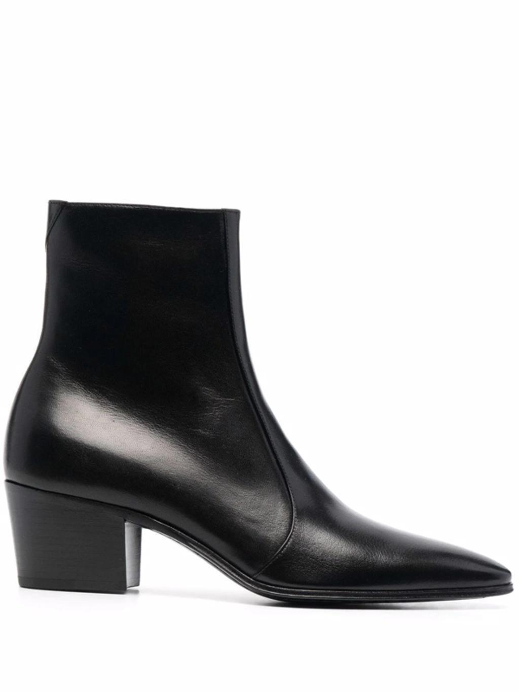 Pointed-toe Ankle Boots In Black product image