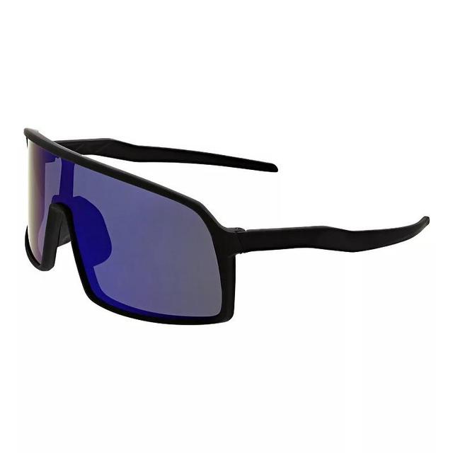 Mens Tek Gear 70mm Large Plastic Shield Polarized Wrap Sunglasses Product Image