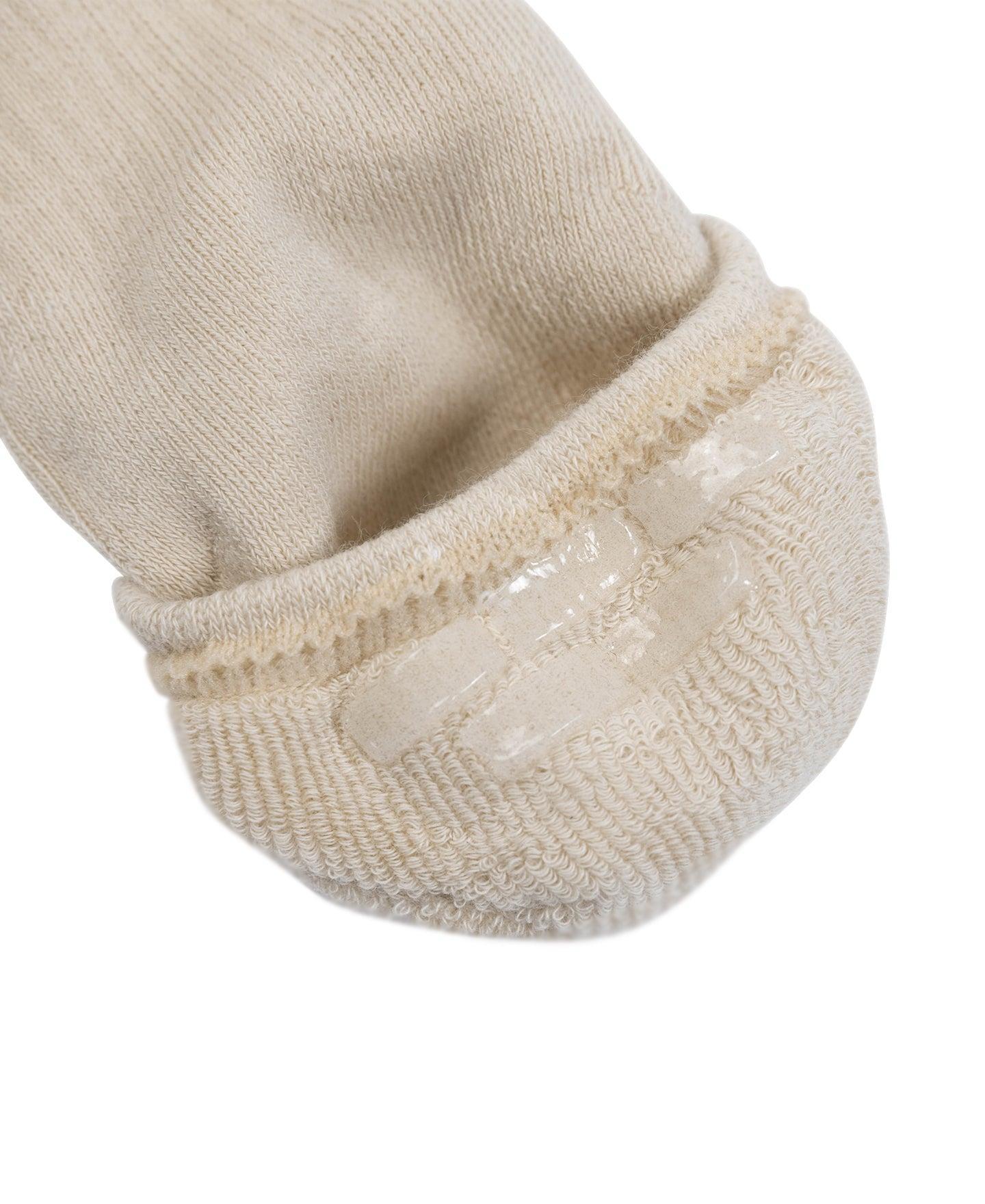 Colored Cotton No Show Socks - Sage Green Product Image