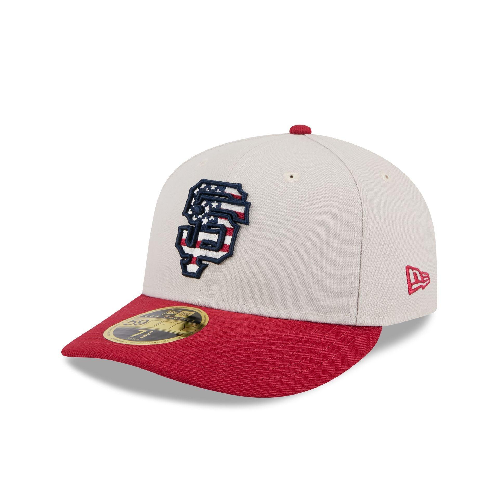 San Francisco Giants Independence Day 2024 Low Profile 59FIFTY Fitted Hat Male Product Image