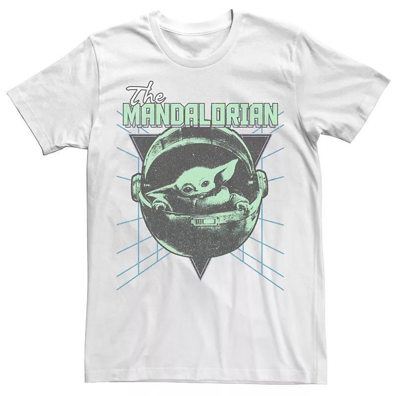 Mens Star Wars The Mandalorian Grogu Distressed Graphic Tee Product Image