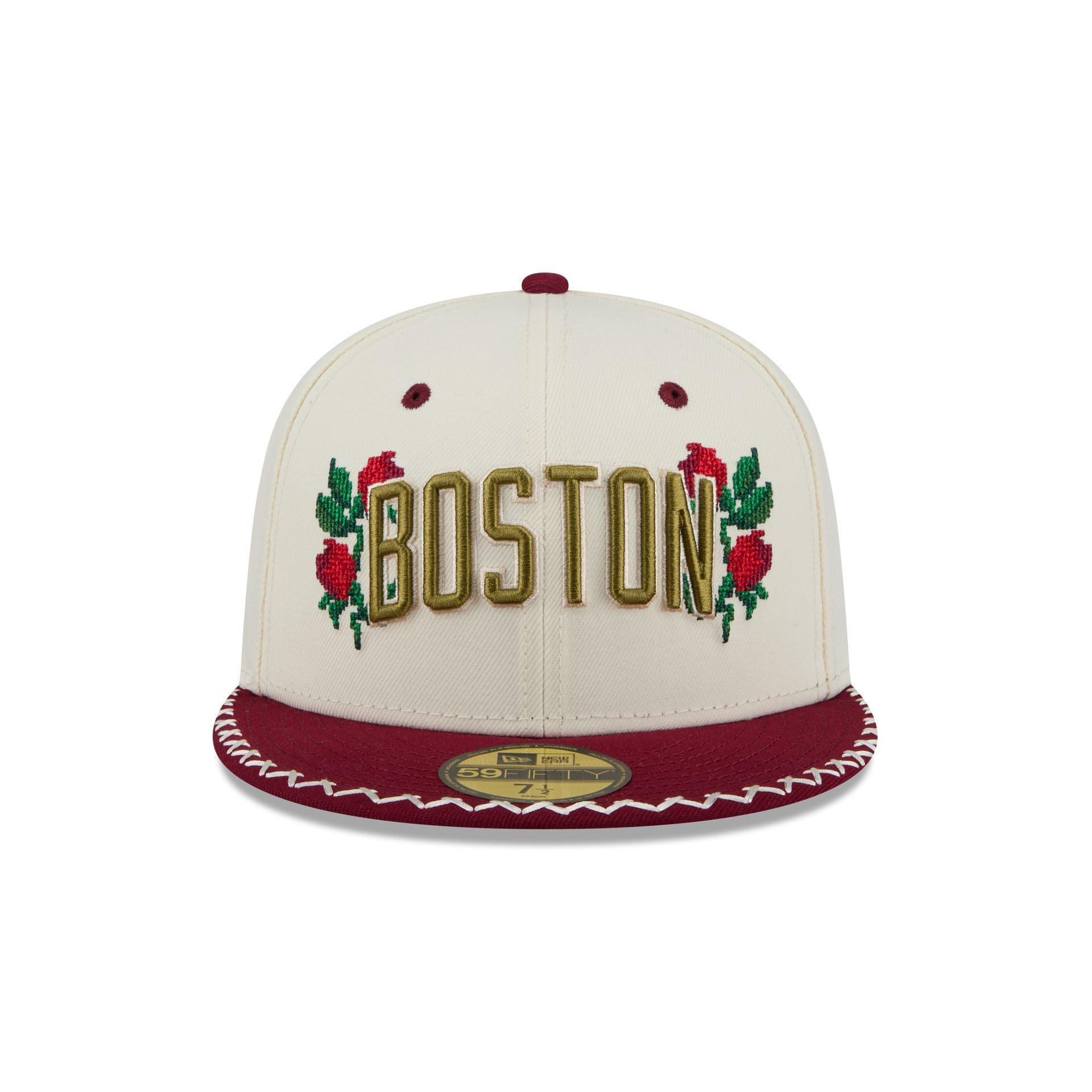 Boston Celtics Novelty Stitch 59FIFTY Fitted Hat Male Product Image