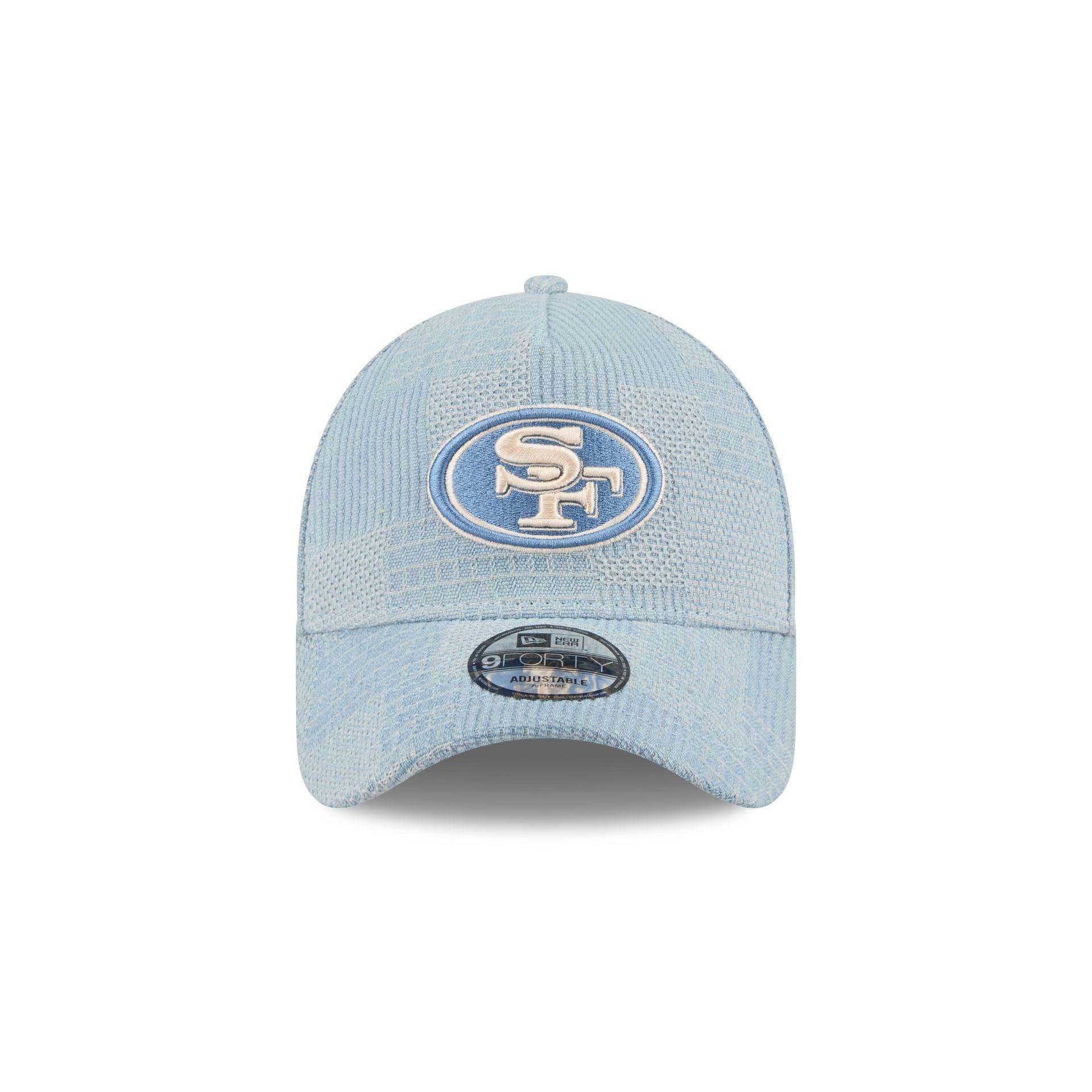 San Francisco 49ers Logo Essentials Denim 9FORTY A-Frame Snapback Hat Male Product Image