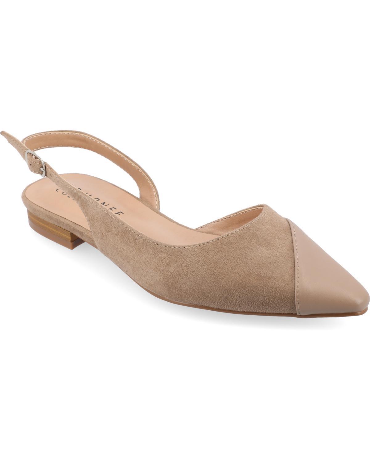 Journee Collection Womens Daphnne Slingback Pointed Toe Flats Product Image