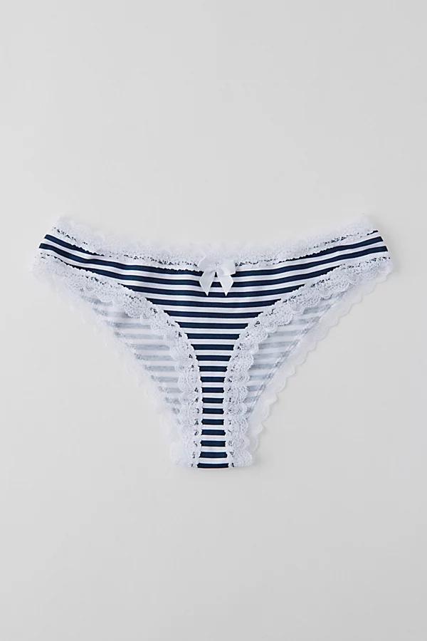 Out From Under Noelle Lace-Trim Tanga Womens at Urban Outfitters Product Image