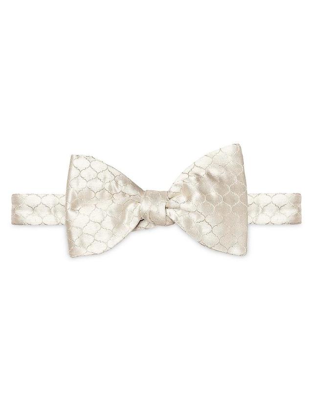 Mens Geometric Silk Bow Tie Product Image