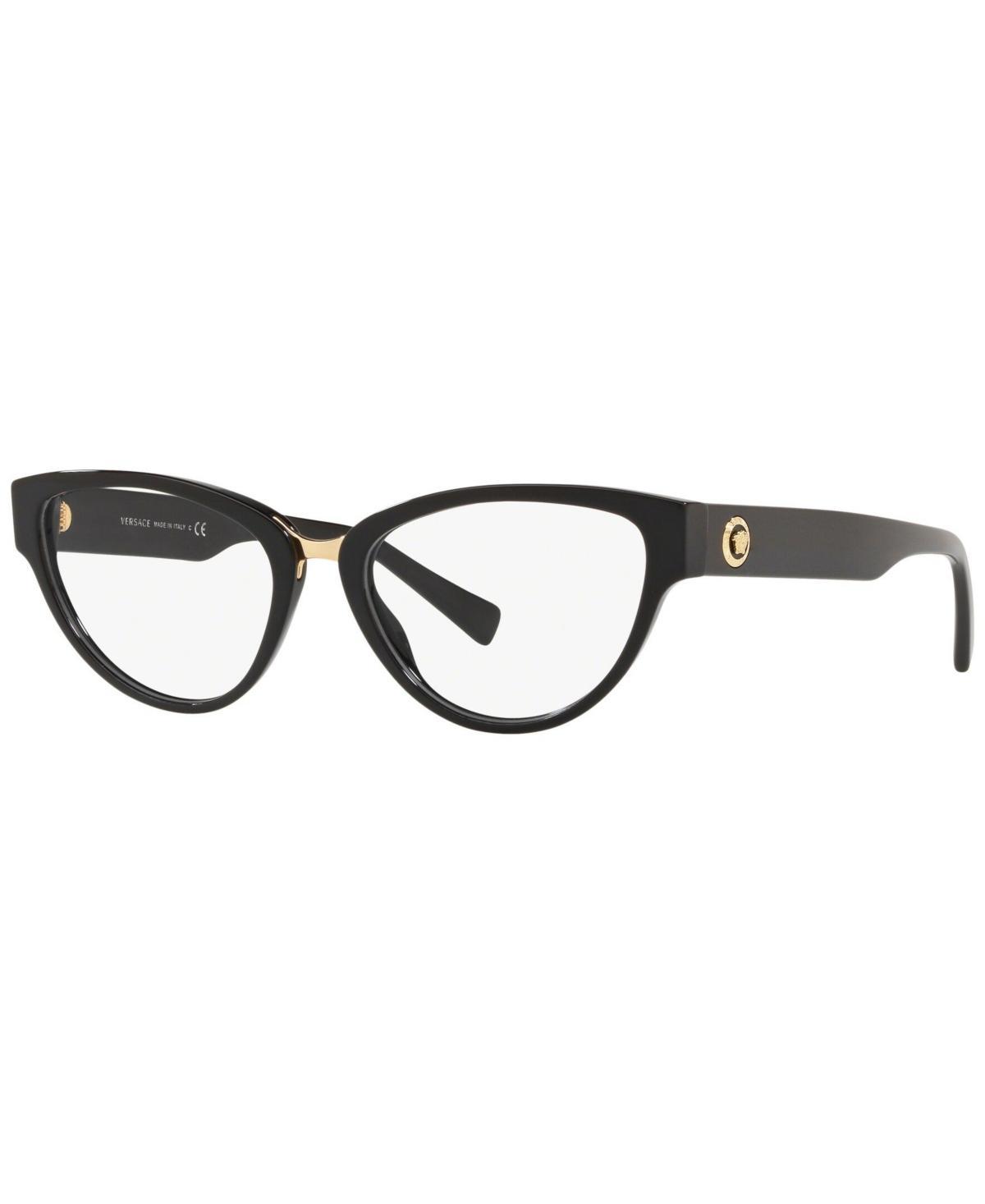 Versace VE3267 Womens Cat Eye Eyeglasses - Black Product Image