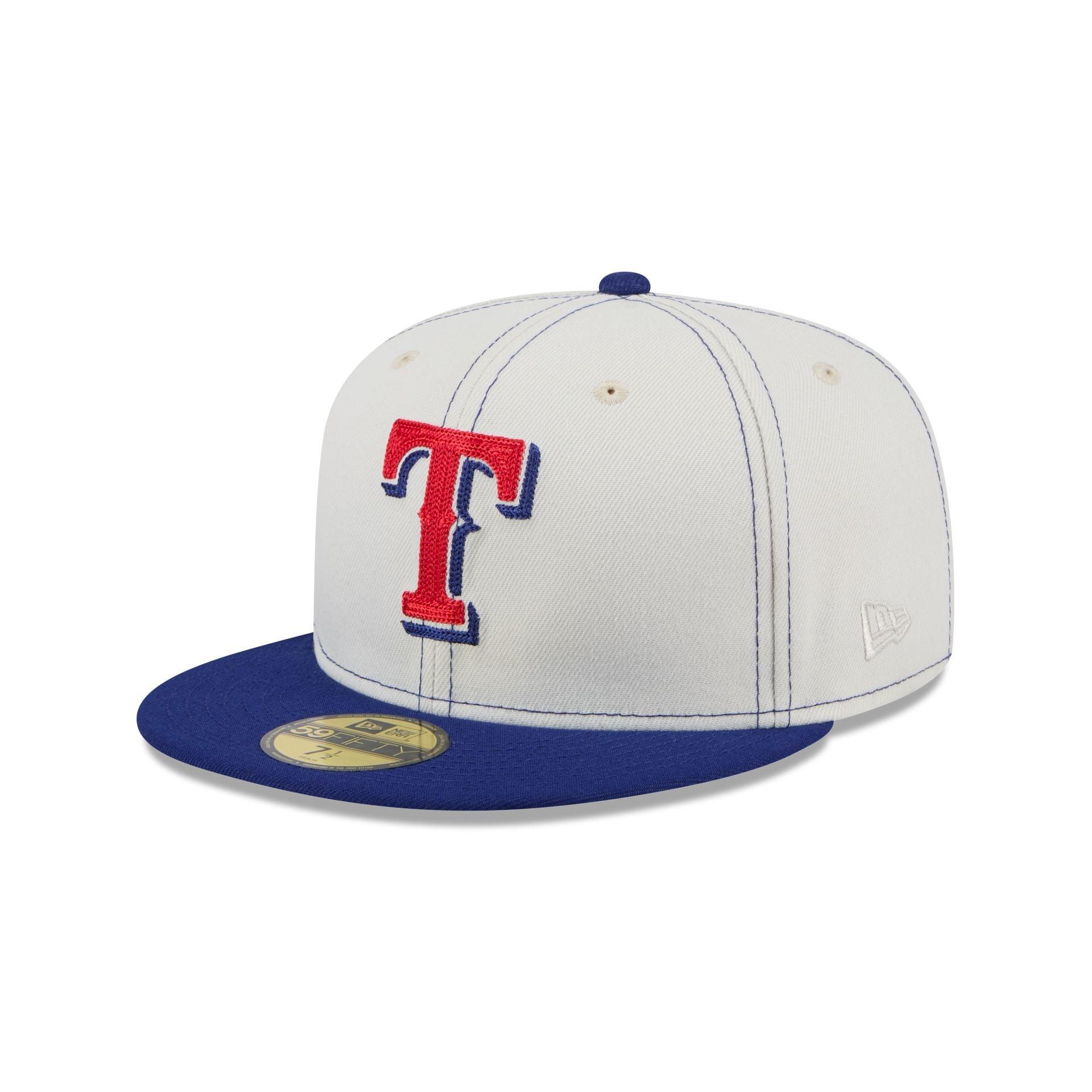 Texas Rangers Sandy Linen 59FIFTY Fitted Hat Male Product Image