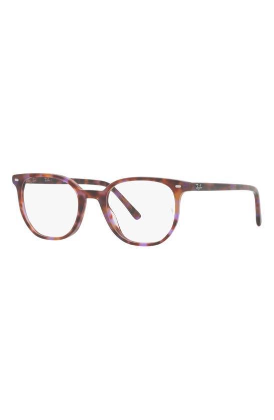 RAY BAN Ray-ban 50mm Irregular Elliot In Violet Product Image