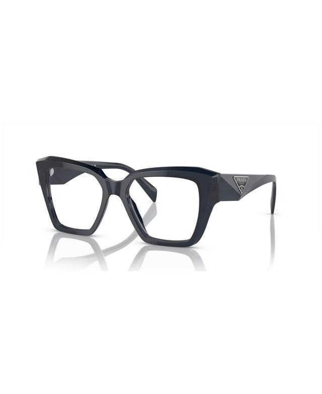 Prada Womens Eyeglasses, Pr 09ZV - Blue Transparent Product Image