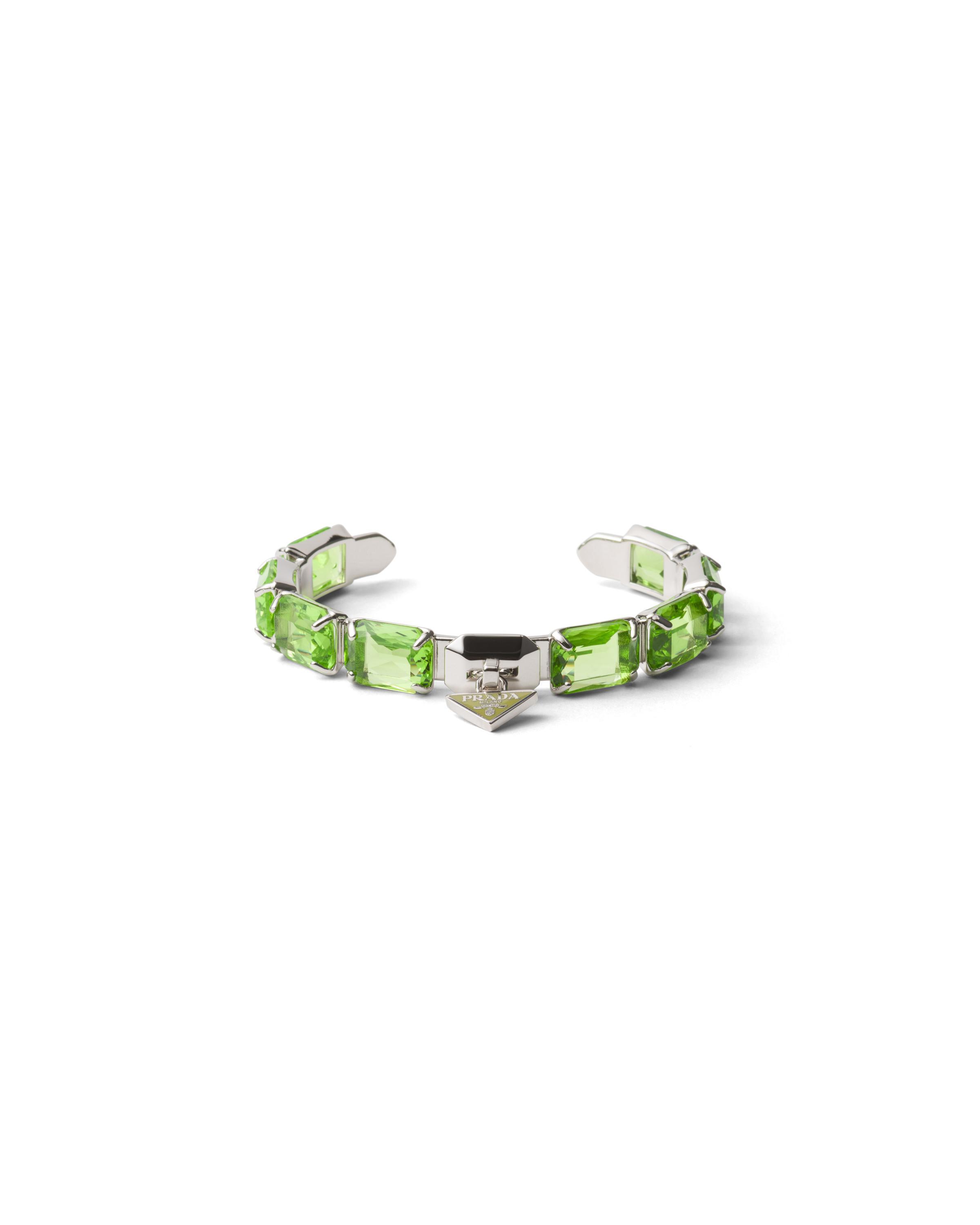 Metal bracelet with crystals Product Image