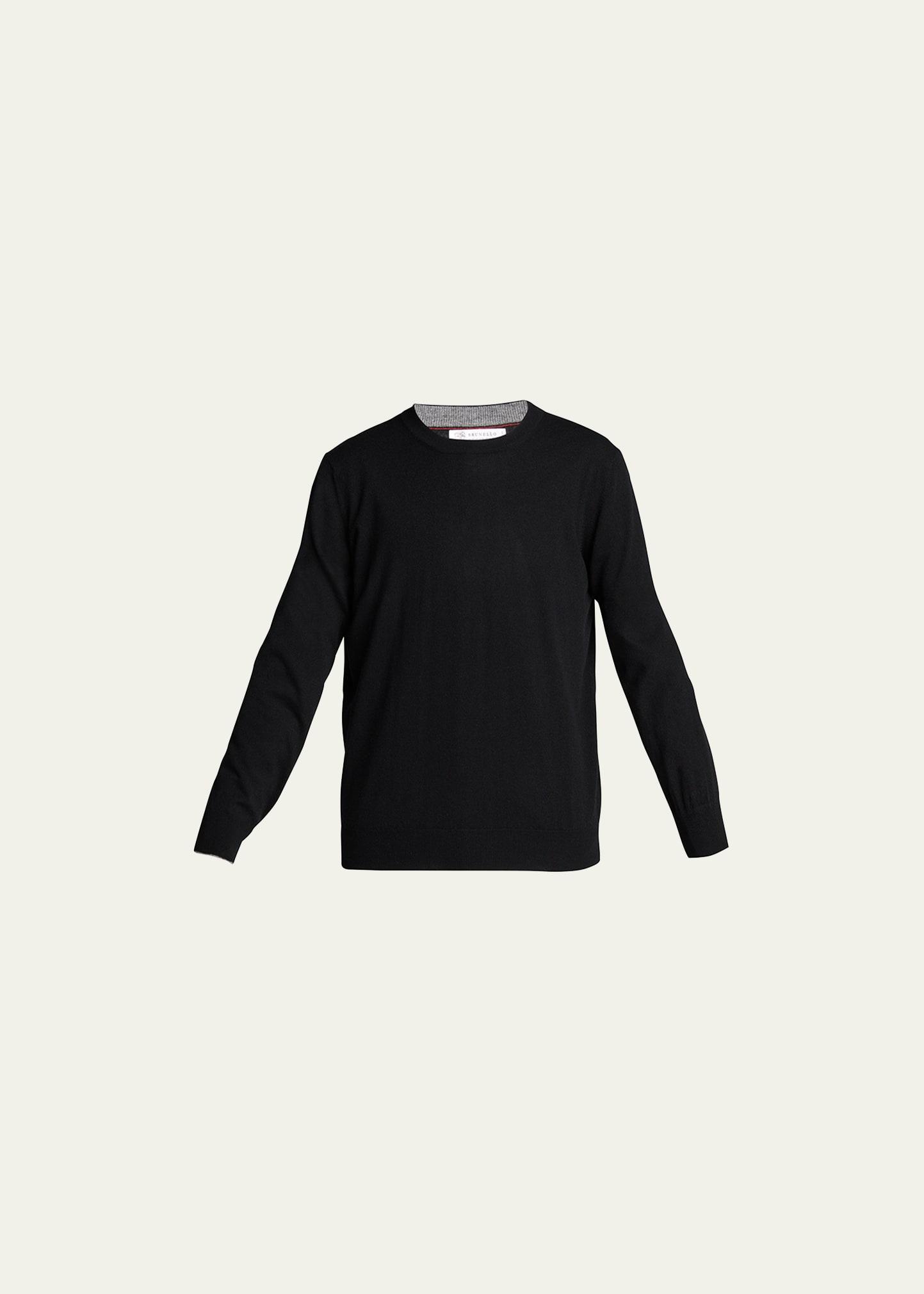 Mens Cashmere Crew Sweater Product Image