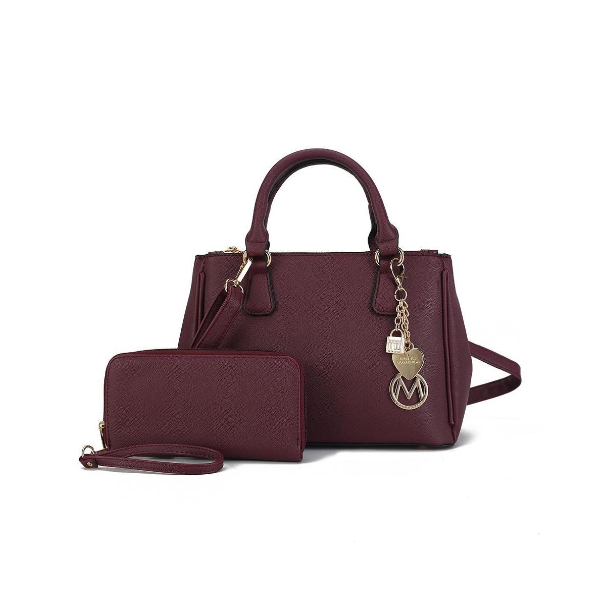 Mkf Collection Ruth Women s Satchel Bag with Wallet by Mia K Product Image