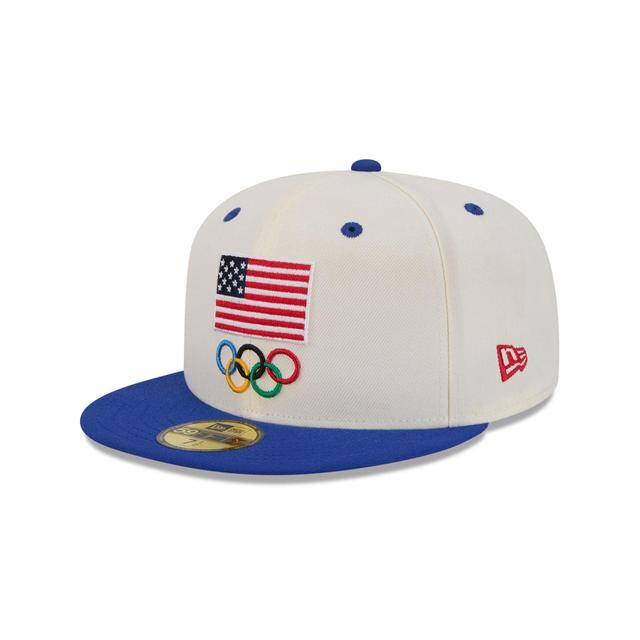 Team USA Olympics 59FIFTY Fitted Hat Male Product Image