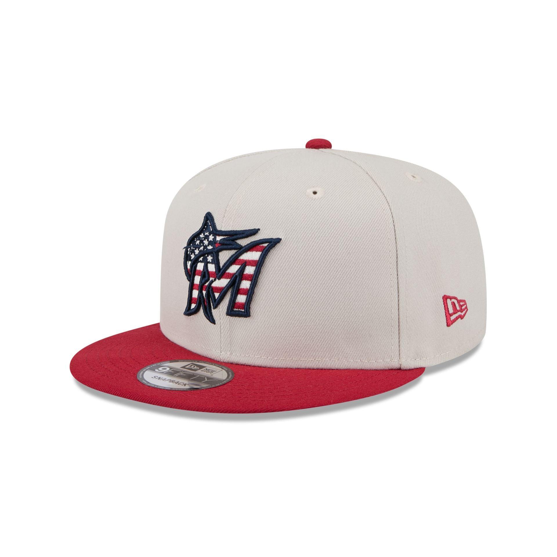 Miami Marlins Independence Day 2024 9FIFTY Snapback Hat Male Product Image