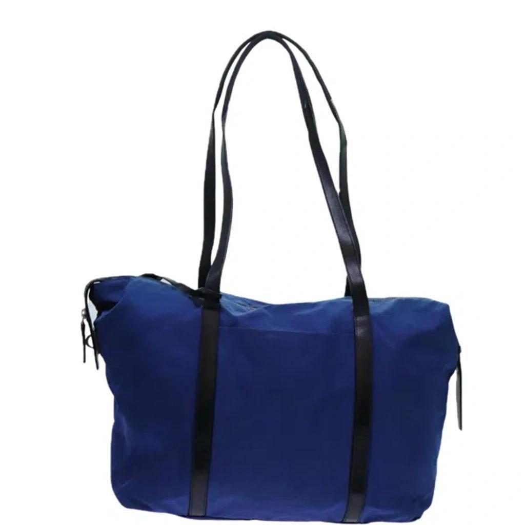 Tessuto Synthetic Shoulder Bag () In Blue Product Image