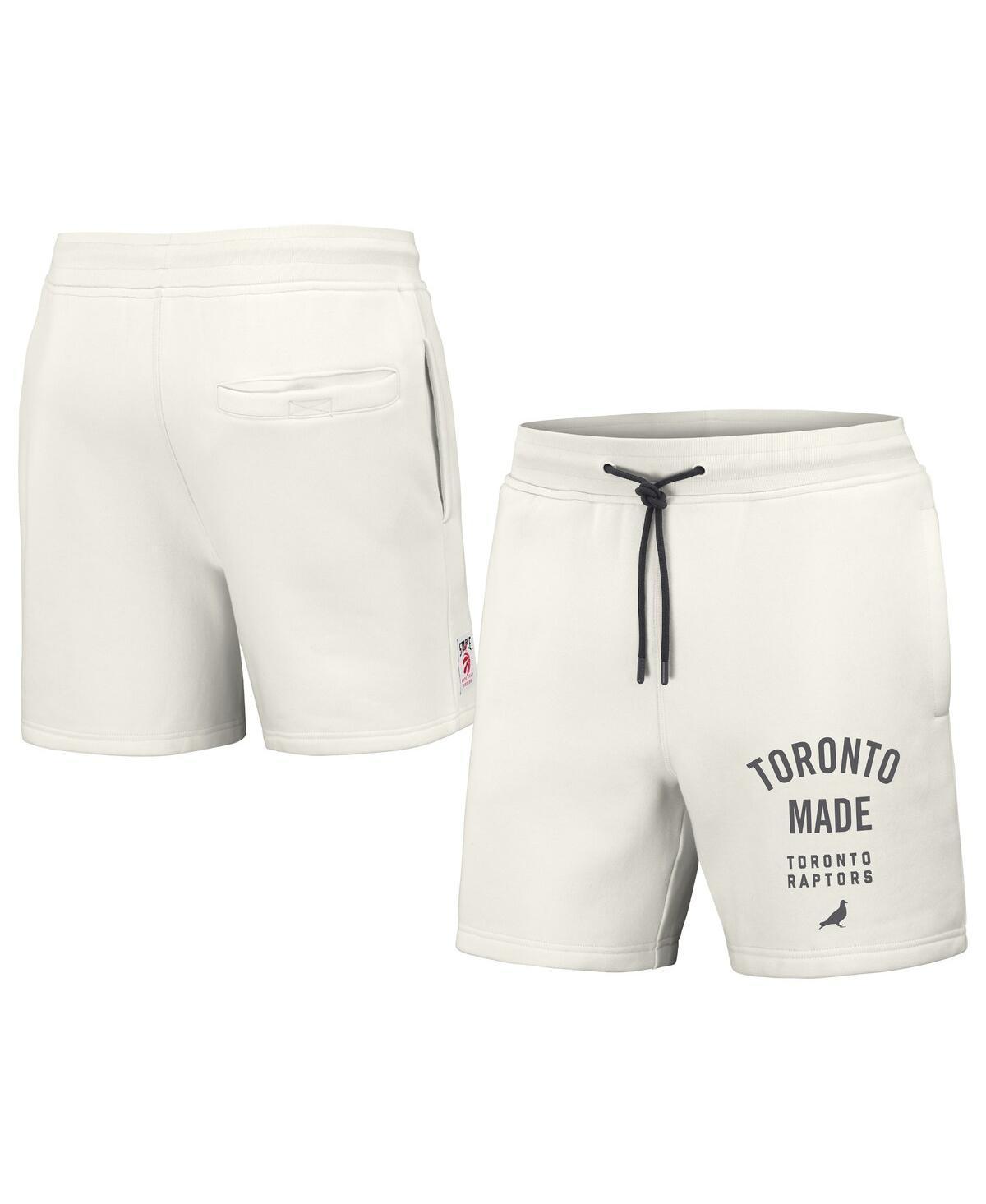 Mens Nba x Staple Cream Toronto Raptors Heavyweight Fleece Shorts Product Image