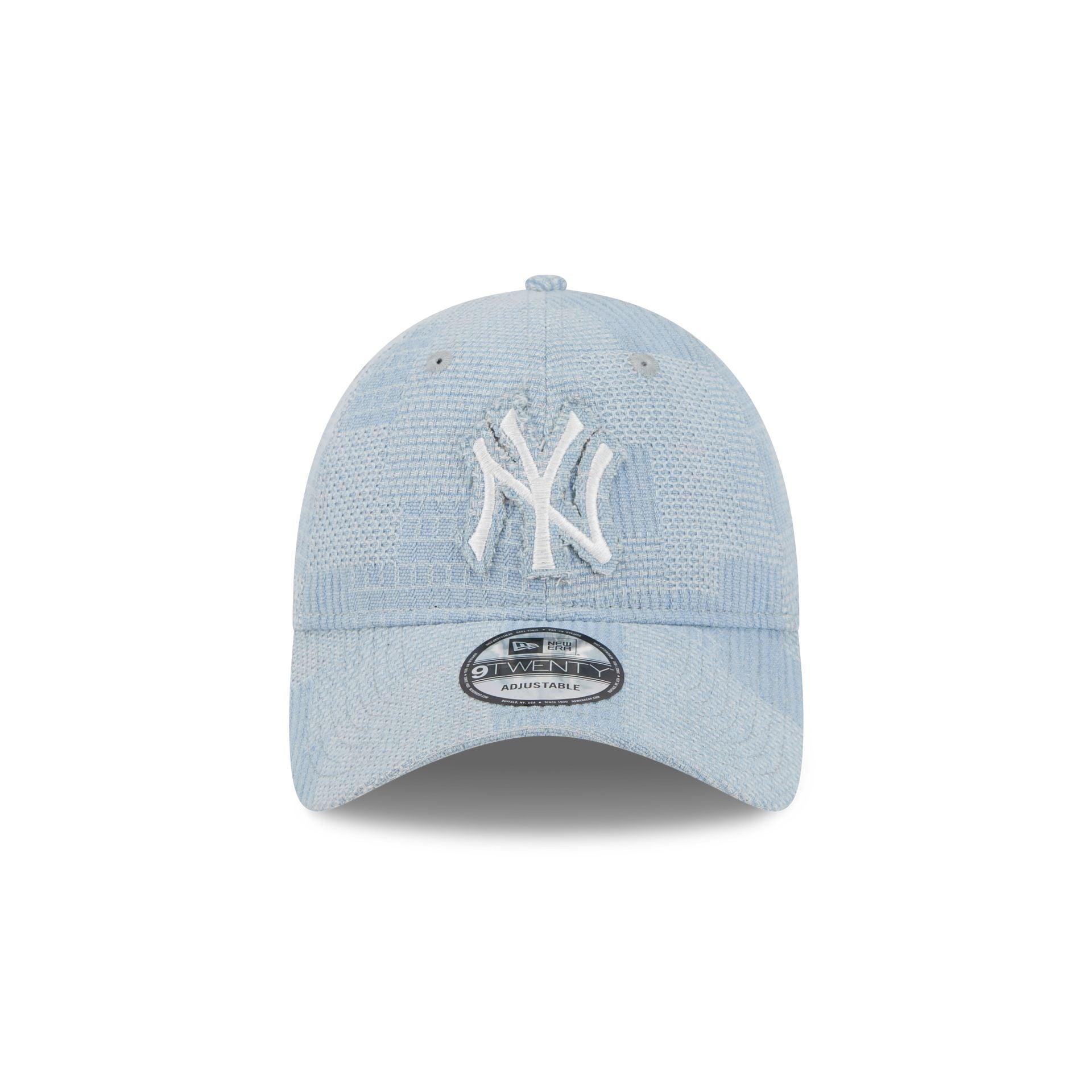 New York Yankees Patch Denim 9TWENTY Adjustable Hat Male Product Image