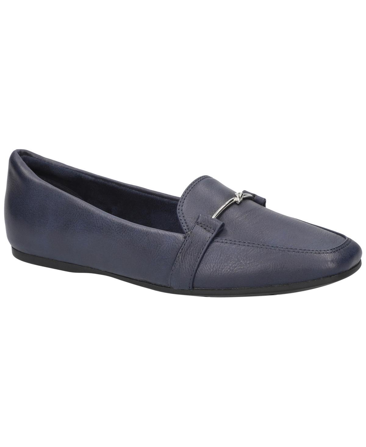 Easy Street Meera Womens Square Toe Flats Blue Product Image