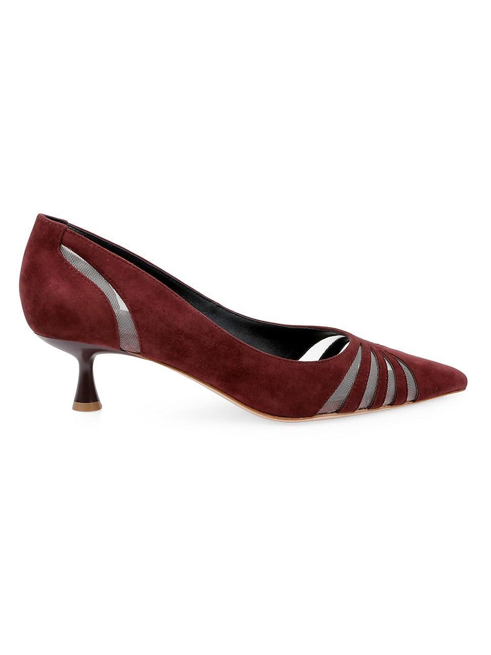 Womens Eglantine 45MM Suede Pumps Product Image