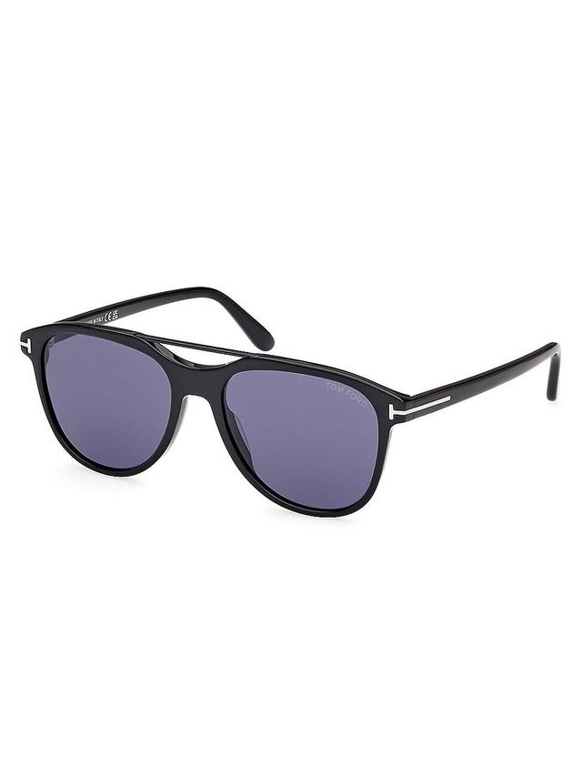 Mens Damian 54MM Pilot Sunglasses Product Image