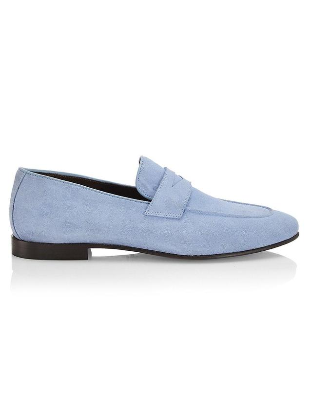 Mens COLLECTION Suede Penny Loafers Product Image