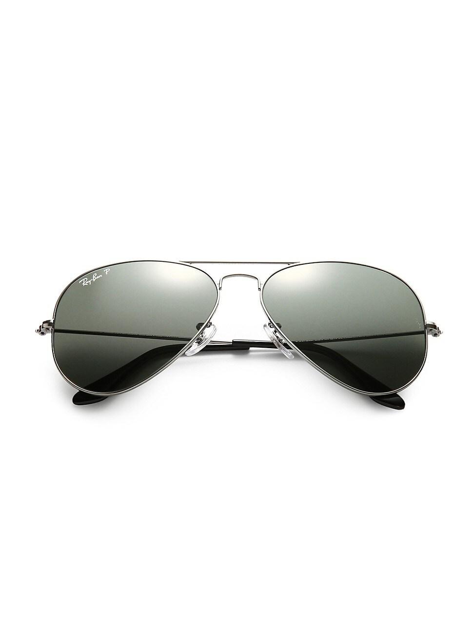 Mens RB3025 58MM Polarized Aviator Sunglasses Product Image