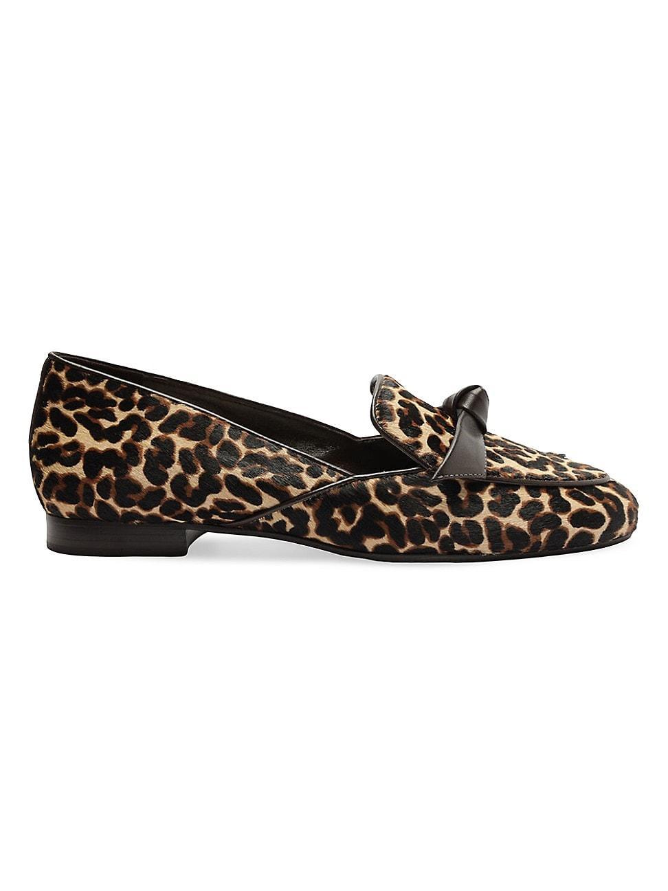 Womens Clarita Leopard Print Loafers Product Image