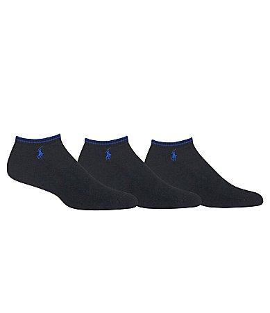 Polo Ralph Lauren Mens Socks, Atheltic Technical Low Cut No Show Performance 3 Pack Product Image