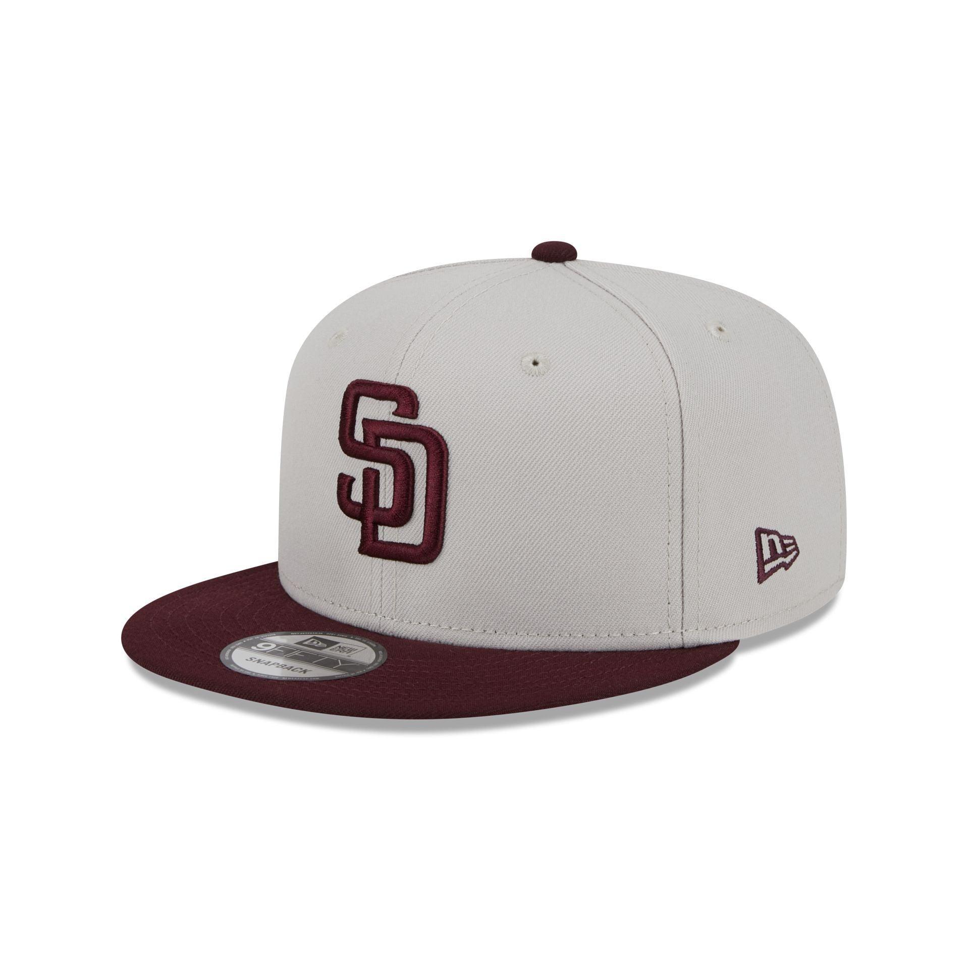 San Diego Padres Mauve Visor 9FIFTY Snapback Hat Male Product Image