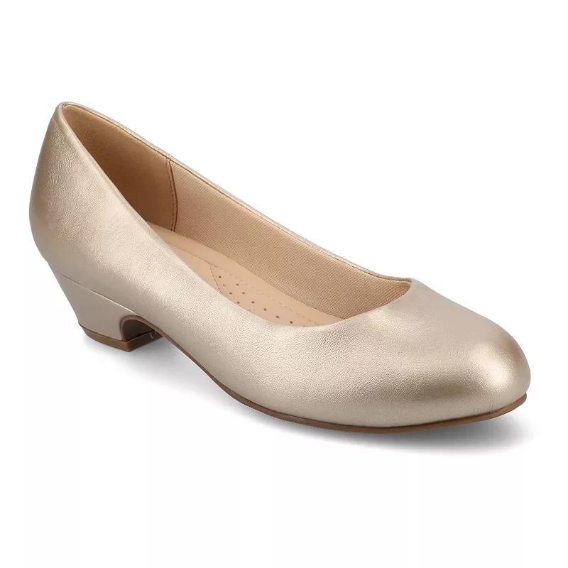 Journee Collection Saar Womens High Heels Beige Product Image