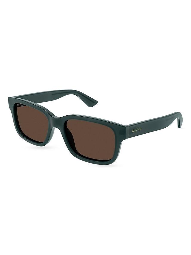 Mens Script 55MM Square Sunglasses Product Image