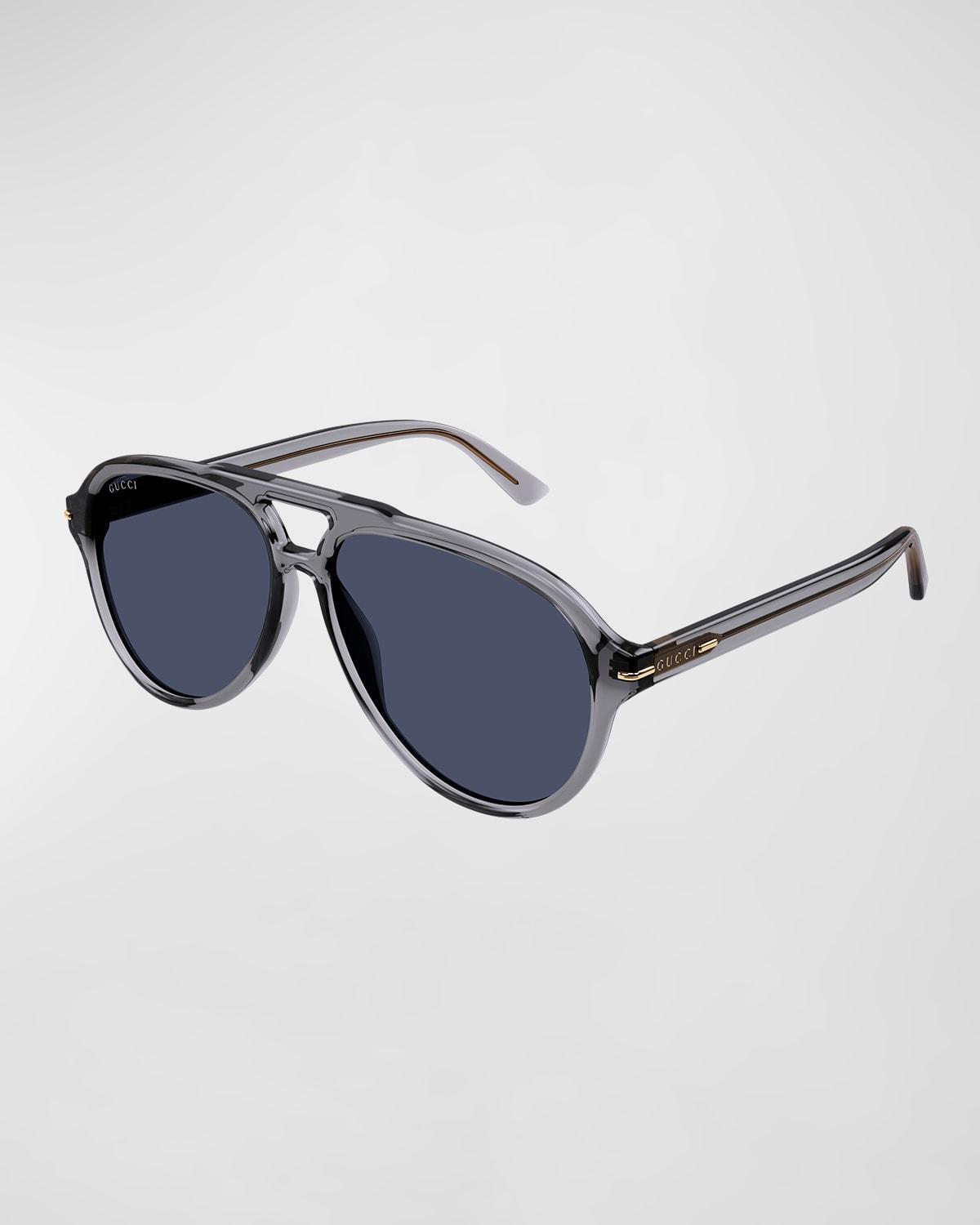 Mens GG1443Sm Acetate Aviator Sunglasses Product Image