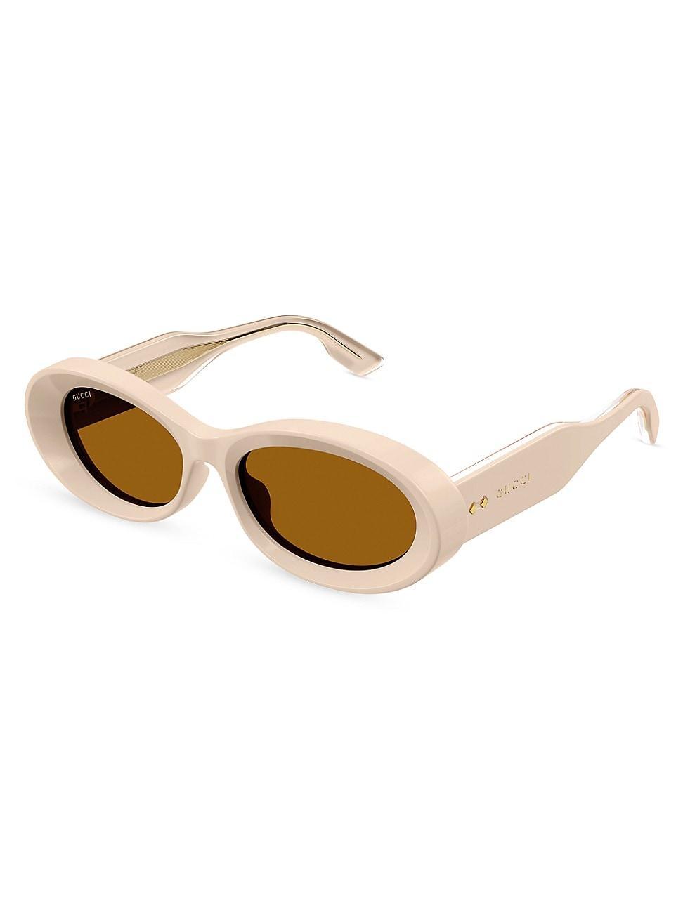 Womens Thickness 54MM Oval Sunglasses Product Image