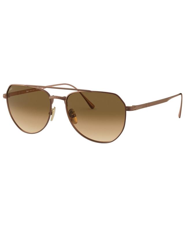 Persol Unisex Sunglasses PO5003ST - BRONZE Product Image