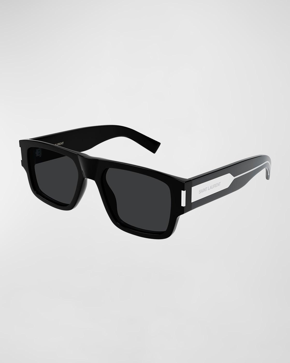 Mens SL 659 Acetate Rectangle Sunglasses Product Image