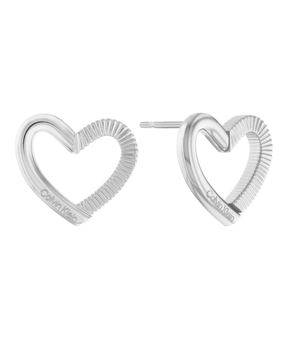 Calvin Klein Womens Stainless Steel Heart Earrings Product Image